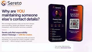 Sereto One Scan Endless Connections | Replit Designathon 2026