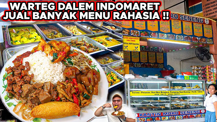 DALEM INDOMARET ADA WARTEG JUAL MENU RAHASIA! PENUH 50 LAUK SEHARI..