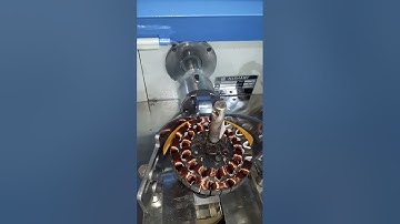 Automatic winding machine ! fan winding machine / old Stamping rewinding machine