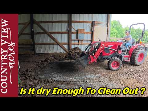 First Step in Our New Fencing Project.  2nd Attempt at Cleaning Out Barn