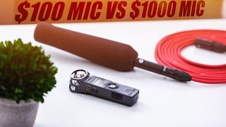 Zoom H1 ($100) VS Sennheiser MKH 416 ($1,000) Mic Test!