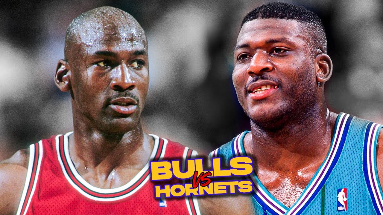 90's INTENSITY: Epic Battle OF MJ/Pip vs Larry Johnson And Alonzo Mourning 😤