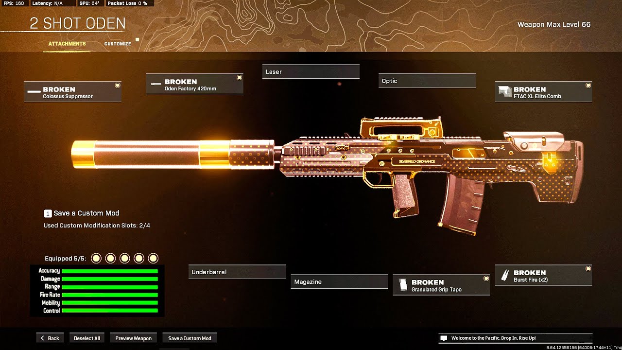 Warzone ADDED the 2 SHOT ODEN SMG after Update.. 😳 (META)