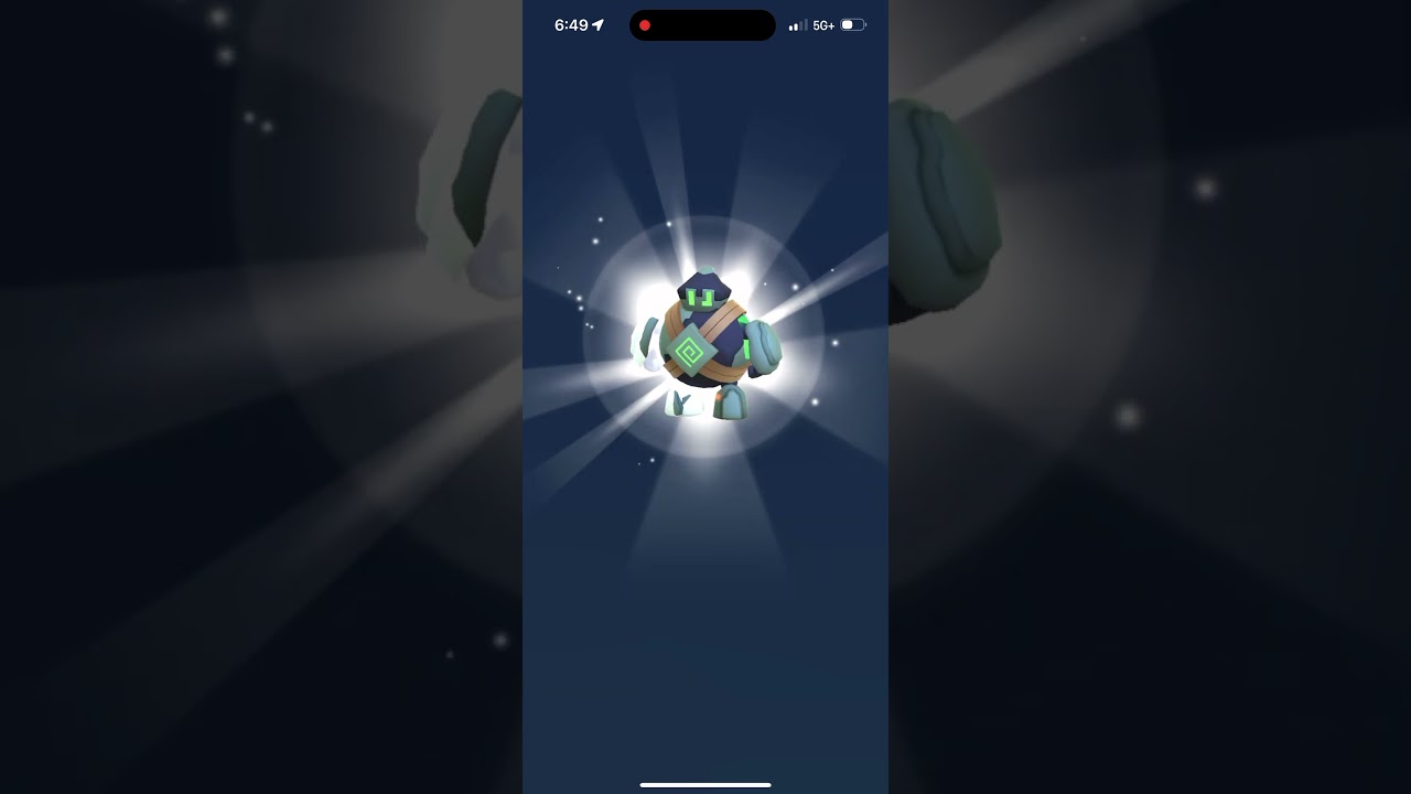 Trading Shiny Unown (D) For Shiny Golett In Pokémon Go