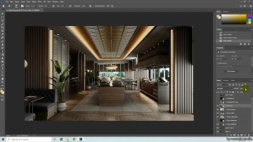 Post rendering V-Ray Sketchup in Photoshop