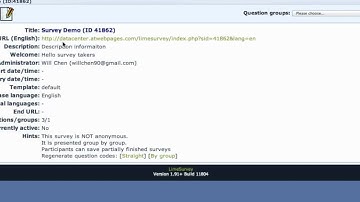 LimeSurvey - Admin - Create Survey [Part 1 of 4].mp4