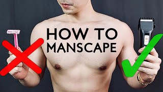 How To Remove Body Hair LIKE A PRO | Full Body Manscape Guide