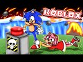 😱 DON'T TOUCH THE BUTTON!! - Sonic & Amy Play ROBLOX