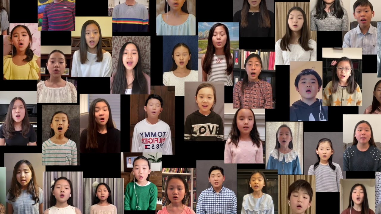 뉴저지 한국학교 어린이 합창단_COVID-19 극복을 위한 위로와 응원의 합창