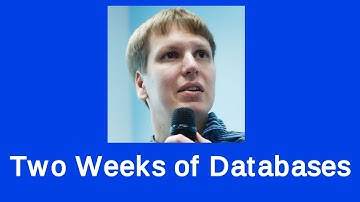 Peter Zaitsev from Percona - Two Weeks of Databases #DB2W