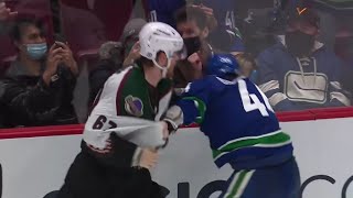 Kyle Burroughs fight with Lawson Crouse