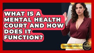 What Is A Mental Health Court And How Does It Function? - Courtroom Chronicles
