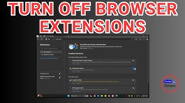 How to Turn Off Browser Extensions