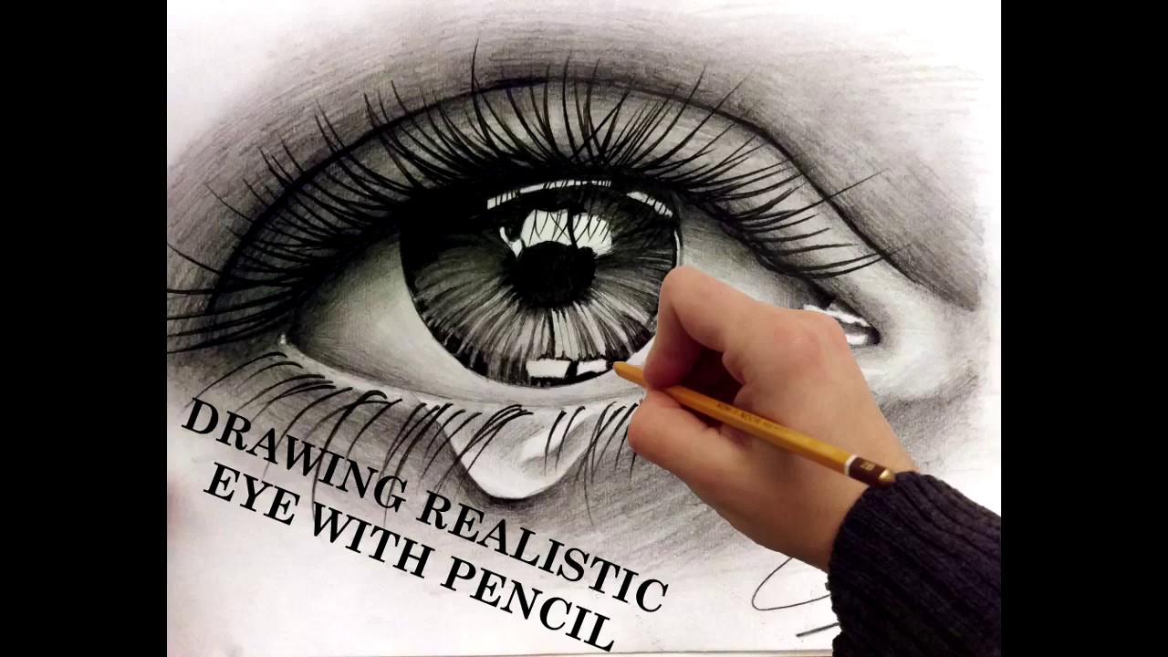 Realistic Eye drawing YouTube