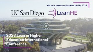 Lean HE 2023 at UC San Diego "On the Edge..."