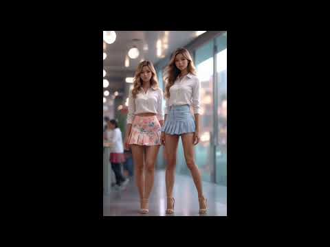 LookBook .Stunning Sweet Cuties In Mini Skirts \u0026 Cute Panties. #aiart #aibeauty #aigirl