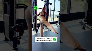 How to PROPERLY Do Cable Hip Abductions ✅ #legday #glutes #glutesworkout
