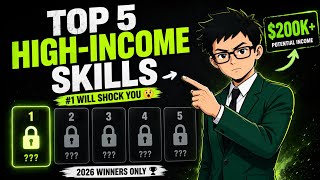 Full Top 5 High Paying Income Skills to Learn in 2026 | Complete Roadmap Guide