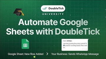 Automate WhatsApp Messages with DoubleTick API: Send Template Messages on Google Sheet Updates