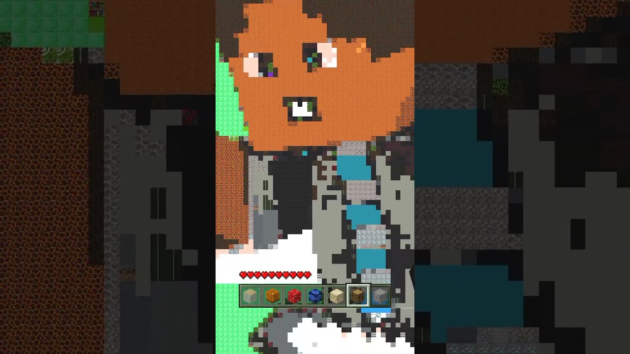 Minecraft's Duck Play Pixel Art logo