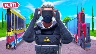 Fortnite But Everything Is FLAT!