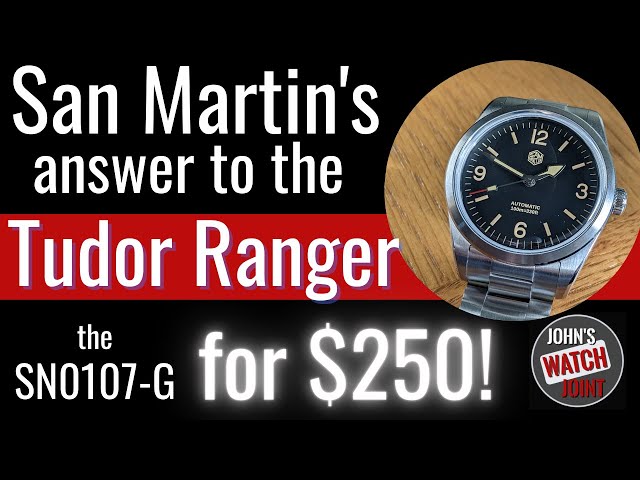 San Martin 36mm SN107 時計オマージュ（レンジャータイプ） レビュー】San martin sn0107（36mm版） | 銀の備忘録