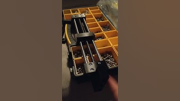 DIY linear slide v0.1 test, 3D printed (PETG) slider and end blocks