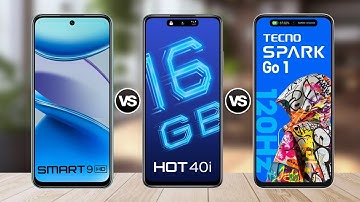 infinix Smart 9 HD Vs infinix HOT 40i Vs Tecno Spark Go 1