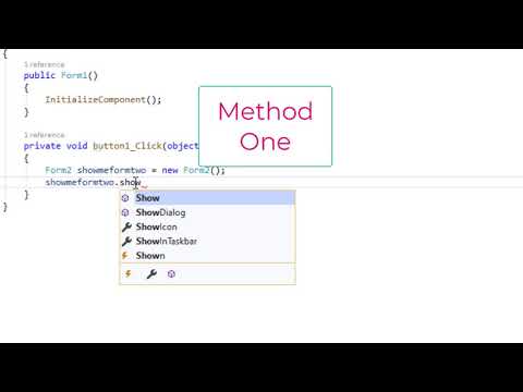 Part 1 How To Connect One Form To an Other four Ways