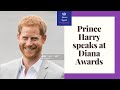 #PrinceHarry Speaks to #PrincessDiana Awards