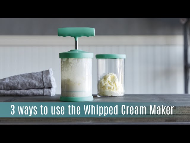 3 Ways To Use The Whipped Cream Maker