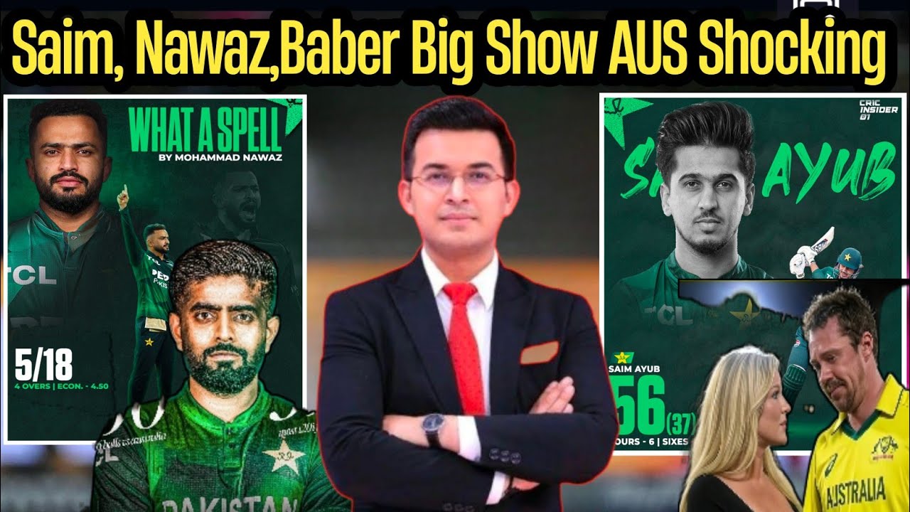 Saim Ayub, Babar Azam, Nawaz & Shadab Shine ✨ | Pakistan vs Australia 3rd T20 Highlights