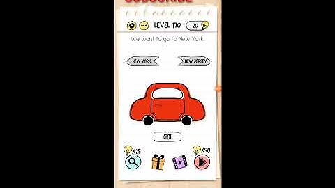Brain Test Level 170 || We want to go to new york Walkthrough
