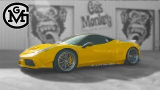SEMA Custom Widebody Ferrari - 2011 Ferrari 458 Italia - Build Of The Week - Gas Monkey Garage