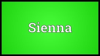 Celebrity Sienna Meaning Profile