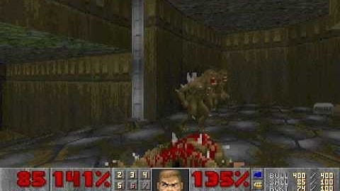 Ultimate Doom (PC DOS) - E1M6 (Central Processing)