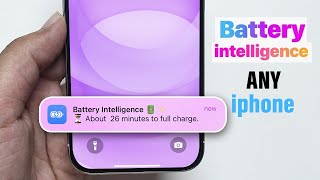 (New Update) Setup Battery intelligence on ANY iPhone!