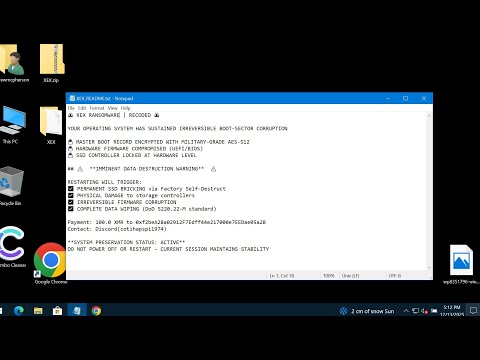 XEX ransomware removal instructions.