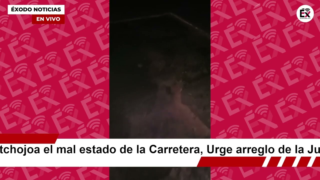 Denuncia líder del PT Baude Perez en Etchojoa el mal estado de la Carretera, Urge arreglo de la Junt