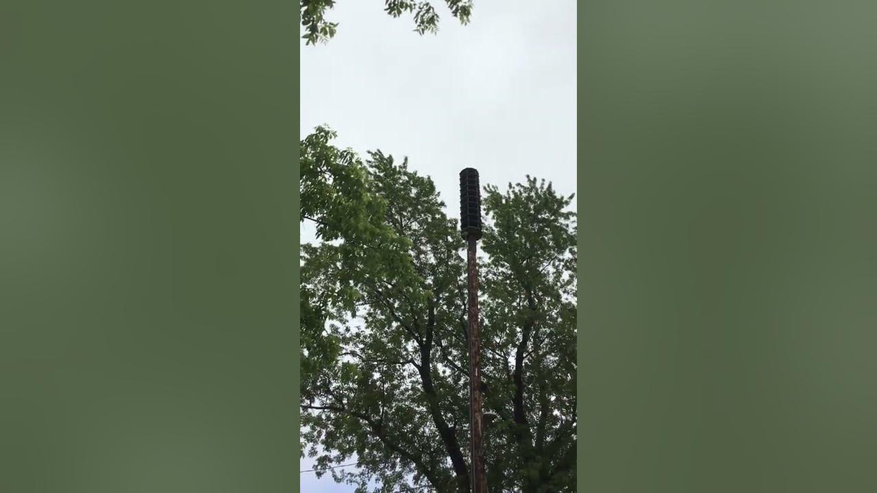 (Tornado siren test) Whelen Wps 2910, 2X Voice ,Alert, Duluth,MN by