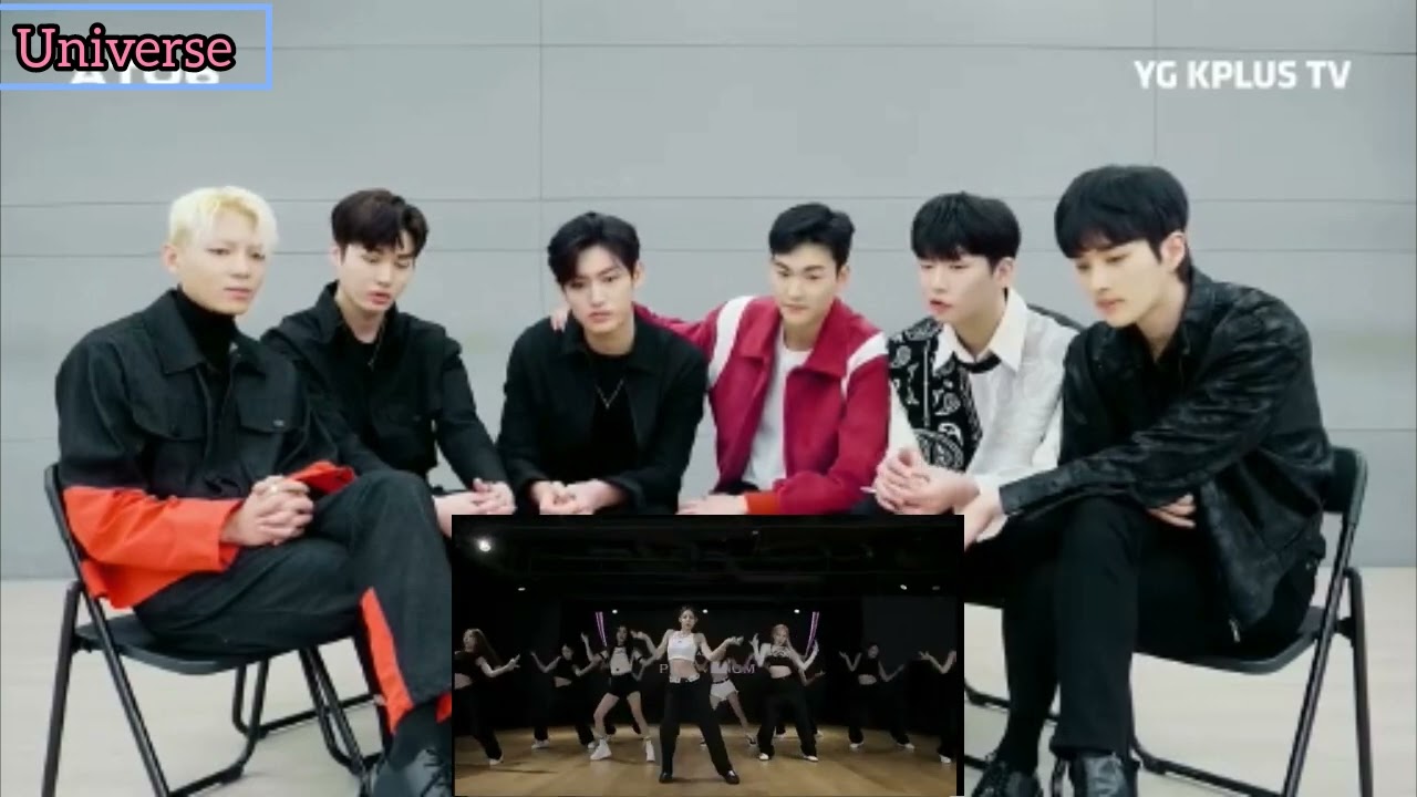 ATO6 Reaction To Blackpink 'pinkvenom ' Dance practice (fanmade)