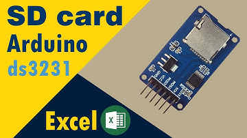 Read and write on SD memory card Arduino and ds3231 Arduino SD Card and Data Logging to Excel