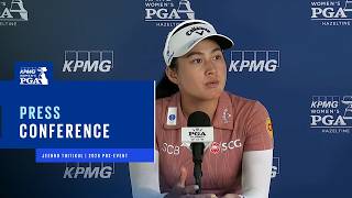 Jeeno Thitikuls Press Conference | 2026 KPMG Womens PGA Championship Pre-Event
Watch Jeeno Thitikuls press conference ahead of the 2026 KPMG Womens PGA Championship held at Hazeltine National Golf Club.
Subscribe to keep up with the latest from the PGA Championship: https://bit.ly/PGAChampionshipYT
Welcome to the official channel of the PGA Championship, KPMG Womens PGA Championship and Senior PGA Championship. Look out for highlights, memorable moments, compilations, press conferences and more.
PGA Championship
Website: https://pgachampionship.com/
Facebook: https://www.facebook.com/pgachampionship
X: https://twitter.com/pgachampionship
Instagram: https://instagram.com/pgachampionship/
KPMG Womens PGA Championship
Website: https://www.kpmgwomenspgachampionship.com/
Facebook: https://www.facebook.com/kpmgwomenspga
X: https://x.com/kpmgwomenspga
Instagram: https://www.instagram.com/kpmgwomenspga/
Senior PGA Championship
Website: https://www.srpgachampionship.com/
Facebook: https://www.facebook.com/SeniorPGAChampionship/
X: https://x.com/seniorpgachamp
Instagram: https://instagram.com/seniorpgachamp Jeeno Thitikuls Press Conference | 2026 KPMG Womens PGA Championship Pre-Event