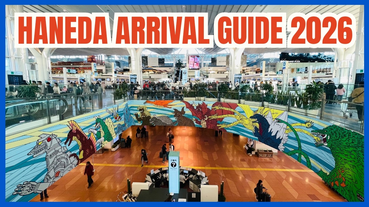 Haneda Airport JAPAN 2026 Travel Guide 🇯🇵 First Time Arrival - Transport - SIM - Money & Entry Rules