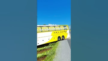 SRS Bus on speedbraker 😍 #shorts