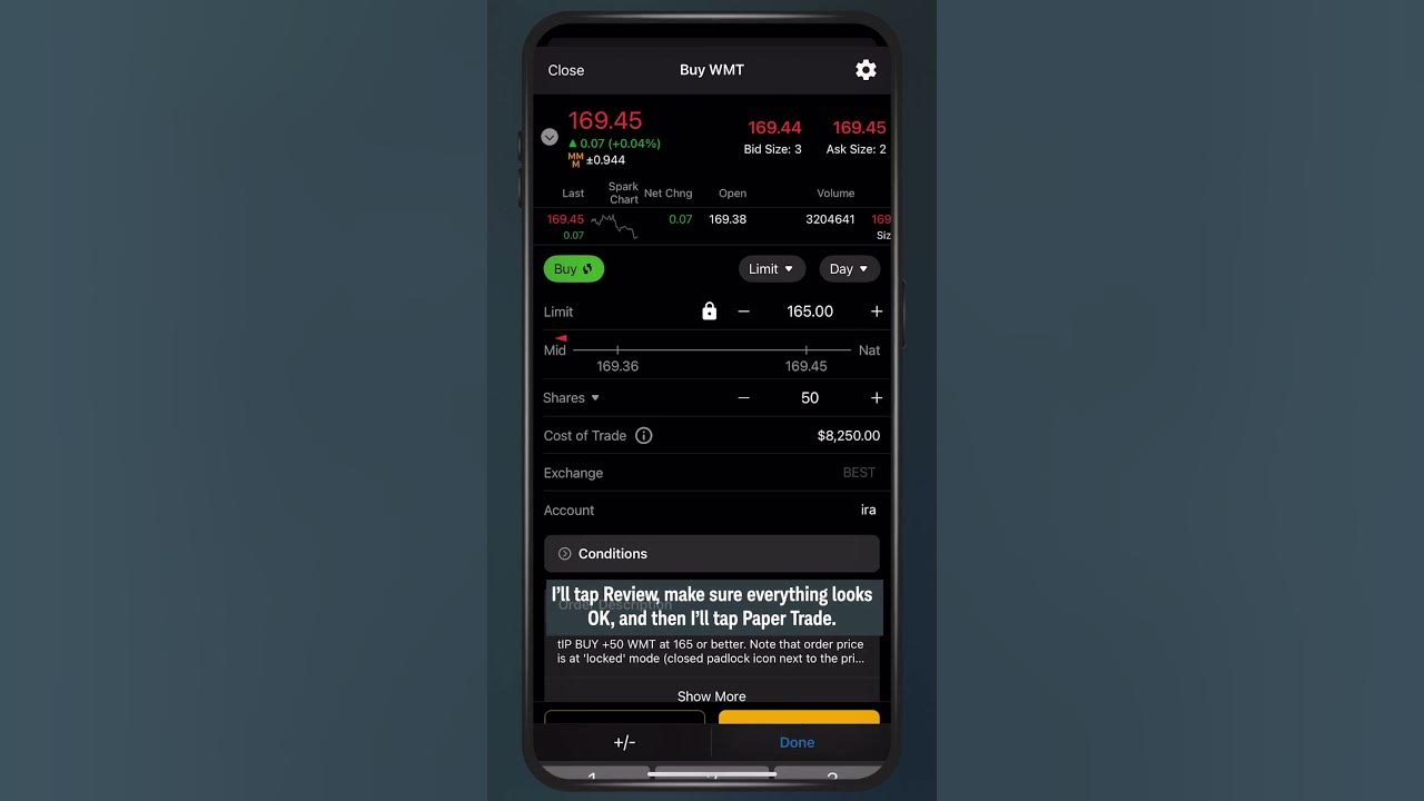 How to buy and sell stocks on thinkorswim mobile youtube
