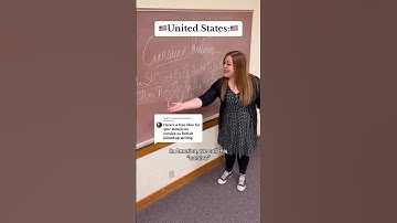 Does anyone even use cursive anymore? 🤔 #ukvsusa #british #american #cursive #funny #shorts