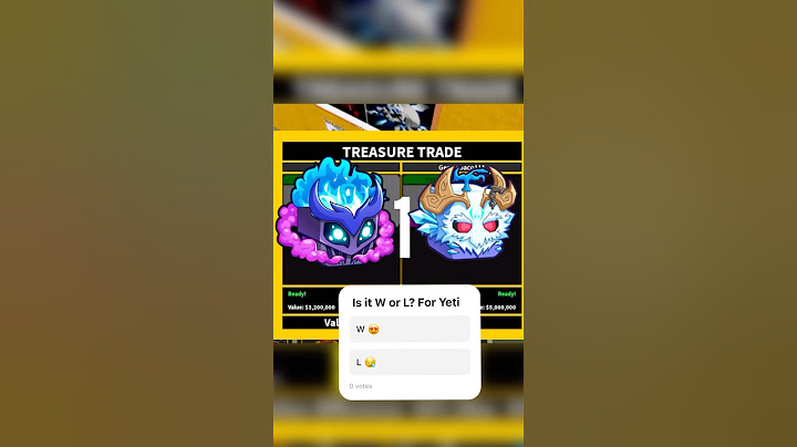 🤩Trading Gas for Yeti Fruit! is it W or L trade? #bloxfruits #roblox