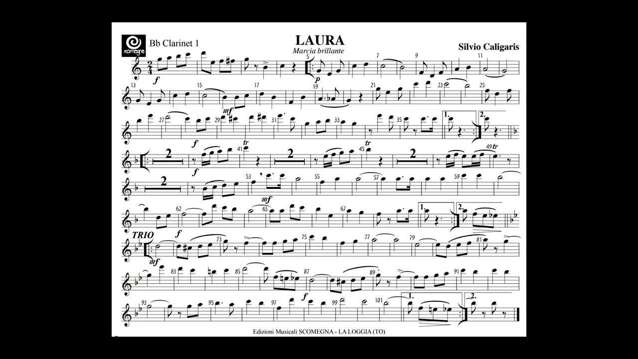 Laura - Silvio Caligaris (Marcia brillante)