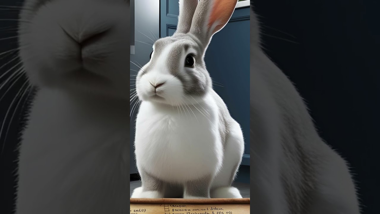 Bunny's Dusty Discovery - Adorable Rabbit Exploring and Having Fun